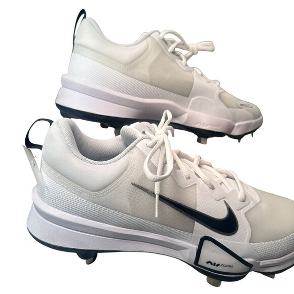 Nike Force Zoom Trout 9 Pro Baseball Metal Cleats Mens Platinum FB2907-102  13 main image 14